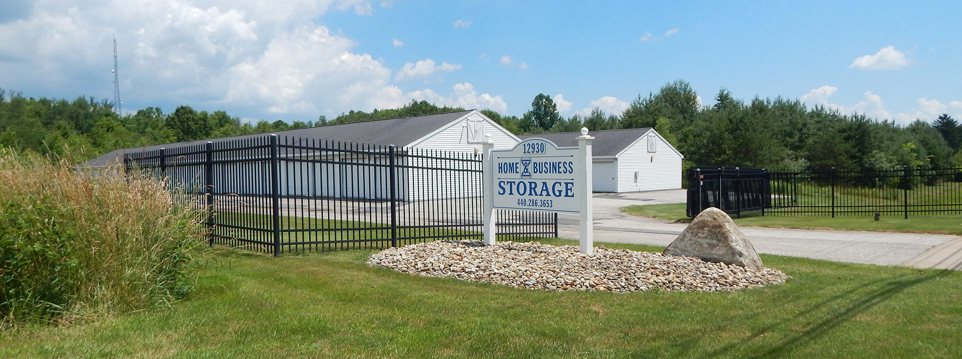 Home and Business Storage Hiram Entrance